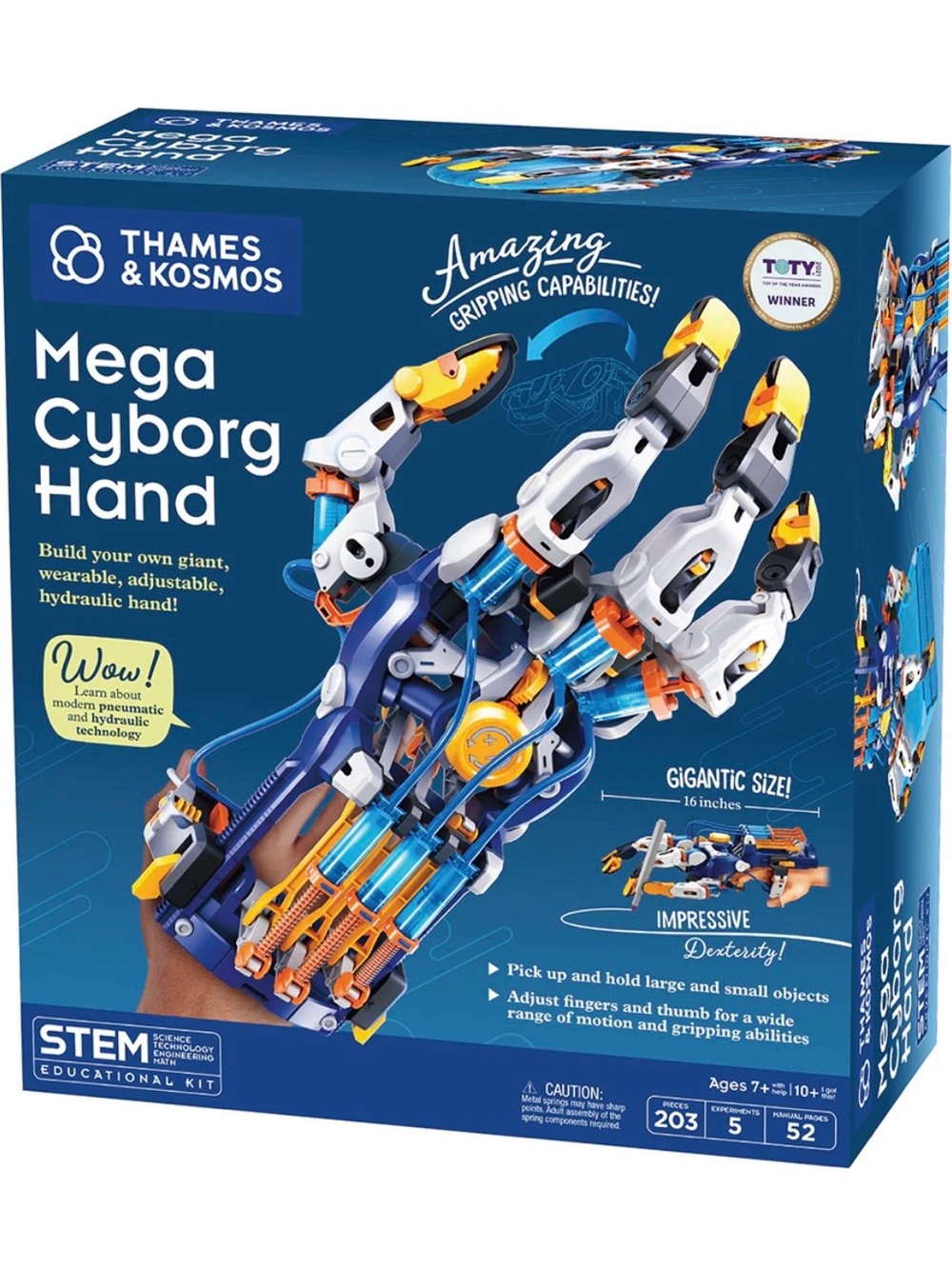 NWT Thames & Kosmos Mega Cyborg Hand STEM Kit Toy Kids Science New